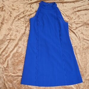 VINCE CAMUTO Blue Sleeveless Dress Size 8